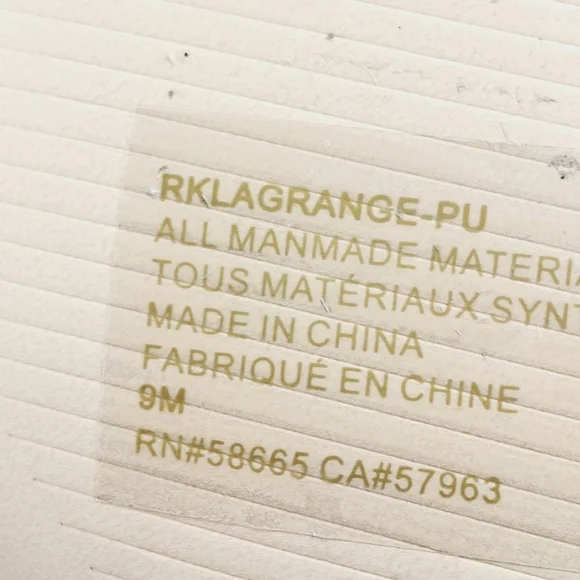 New Nordstrom Lagrange Black Faux Leather Block Heel Strappy Sandals K90 - Picture 11 of 13